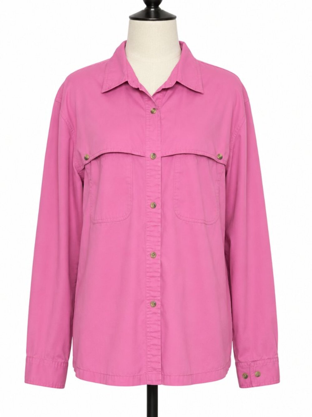 Columbia vintage cotton pink long sleeve size L